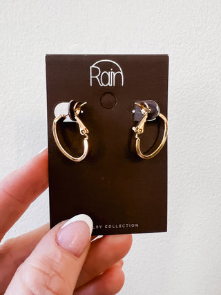 Flat Wire Oval Hoop Earrings