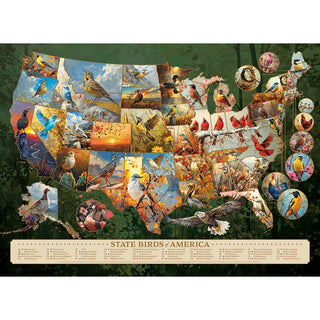State Birds of America 1000pc puzzle