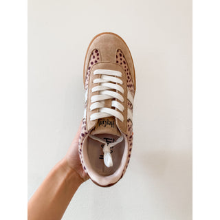 Corkys Footwear - Heads Up - Sand Mini Leopard Tennis Shoe