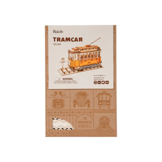 Rolife 3D Wooden Puzzle DIY Tramcar