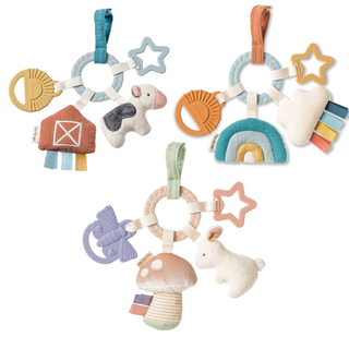 Bitzy Busy Ring™ Teething Activity Toy | Itzy Bitzy