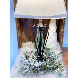 Frosted Eucalyptus Christmas Wreath