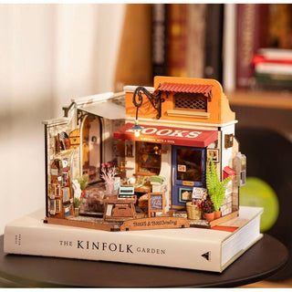 Corner Bookstore Rolife DIY Miniature House Kit