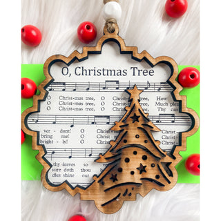 O, Christmas Tree | Wooden Ornament | KT-125