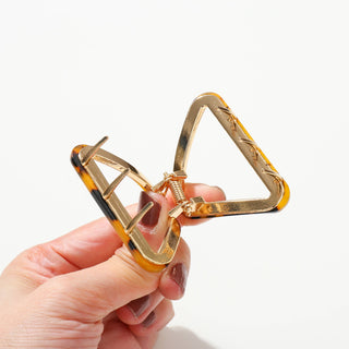 Amelie | Small Metal Triangle Eco-Friendly Claw Clip