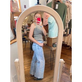 Willow Wash Wide Leg Denim Jeans | Light Wash | ZN-62