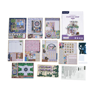 DIY Miniature House Kit: Flower Shop