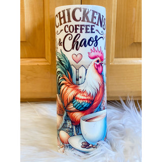 Chickens, Coffee & Chaos | 20 oz. Tumbler | KT-113
