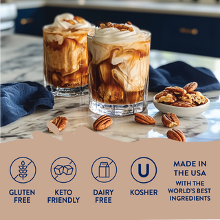Sugar Free Maple Bourbon Pecan Syrup | Jordan’s Skinny Mixes