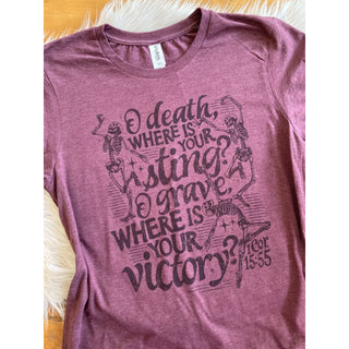 Where is Your Sting? 1 Cor. 15:55 | Graphic Tee | KT-395