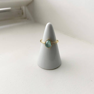 Teardrop Minty Ring