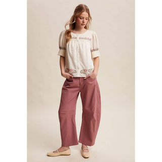 Barrel Leg Utility Pants | LI-16
