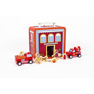 Suitcase Series: Fire House Playset