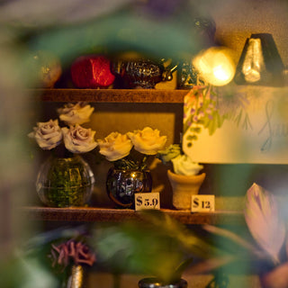 DIY Book Nook Kit: Flower Shop