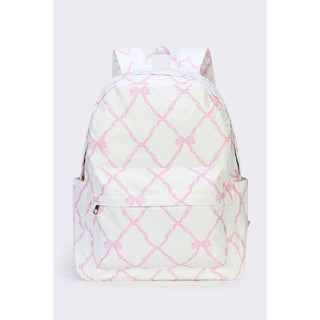 Girls Bow Printed Backpack | SK-06