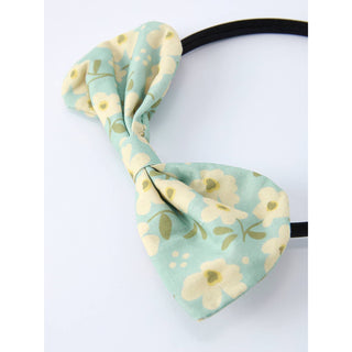 Spring Floral Print Long-Sleeved Romper and Dress Matching Headband RF-03