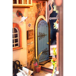 DIY Book Nook Kit: Floral Corner with Dust Cover | Hands Craft | TGB09