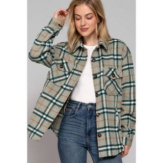 Highland Charm Wool Blend Plaid Jacket | PO-26