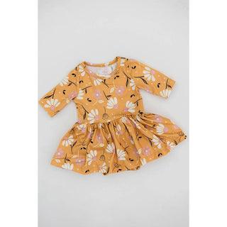 Twirl Bodysuit | Gold | Dandelions in Fall | Mila & Rose | MR-36