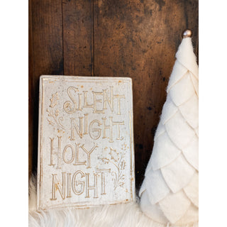 Silent Night, Holy Night Christmas Sign