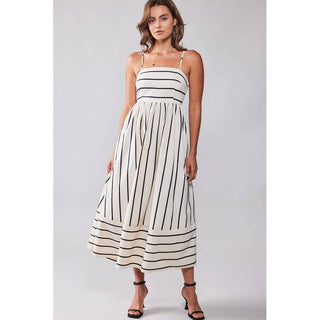 Wildflower Striped Maxi Dress UD-35