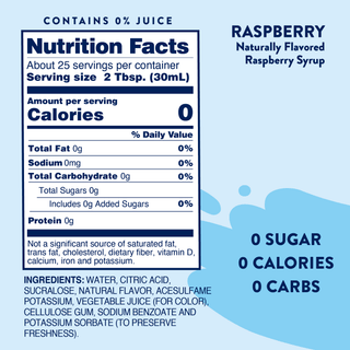 Sugar Free Raspberry Syrup | Skinny Mixes