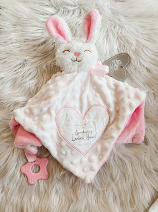 Somebunny Loves You™ Teething Lovey Blanket | PG-04