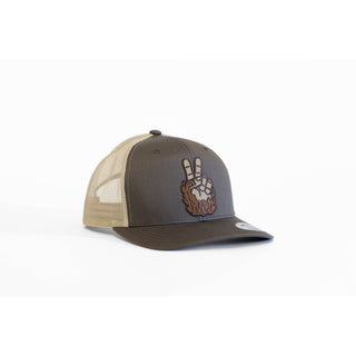 Bigfoot Peace Hat | Brown/Khaki | SQ-02
