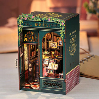 DIY Book Nook Kit |Owl Bookstore | HCB201