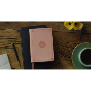 ESV Compact Bible, TruTone®, Blush Rose, Emblem Design