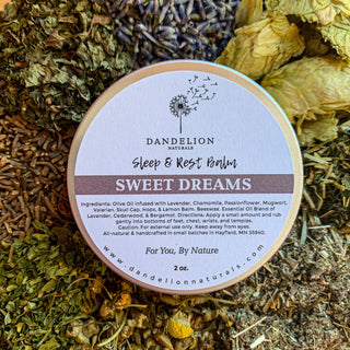 Sweet Dreams | Sleep Balm | Calming Salve | Bedtime Salve