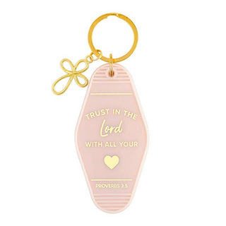 Scripture Keychain - Trust in The Lord With All Your Heart