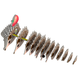 EUGY Hedgehog 3D Puzzle