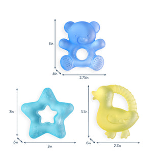 Water-Filled Teethers – 3 Pack