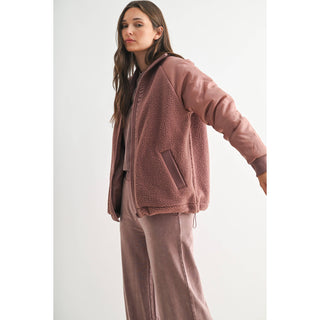 Alpine Fleece Zip Up Bomber Jacket MB-53