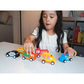 Around the Town Pull Back Racers