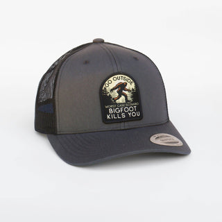 Go Outside Bigfoot Kills You | Trucker Hat | SQ-03