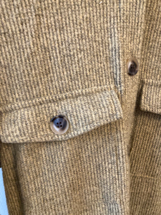 Olive Ridge Waffle Knit Oversized Shacket | TI-10