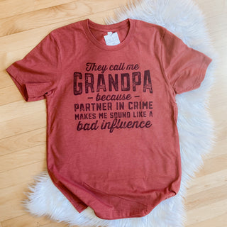 They Call Me Grandpa Graphic Tee