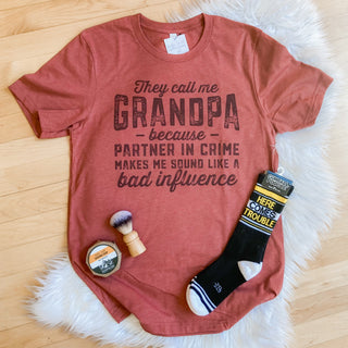 They Call Me Grandpa Graphic Tee
