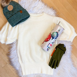 Romantic Puff Sleeve Top | LM-29