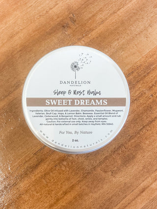 Sweet Dreams | Sleep Rest Balm | Calming Salve