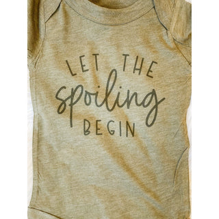 Let the Spoiling Begin | Kids’ Graphic Onesie | KT-63