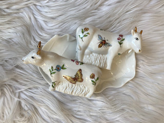 Porcelain Animal Salt and Pepper Shakers