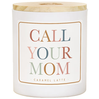 Call your Mom PERSONALIZE - Caramel Latte Candle