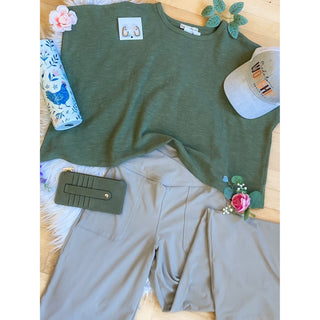 Oversized Cotton Slub Tee ZN-22