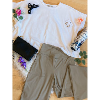 Oversized Cotton Slub Tee ZN-22