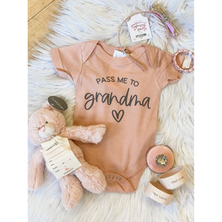 Pass Me to Grandma | Kids Graphic Onesie | KT-62