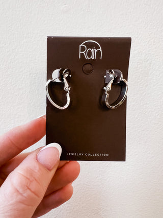 Flat Wire Oval Hoop Earrings