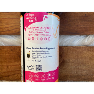 Sugar Free Maple Bourbon Pecan Syrup | Jordan’s Skinny Mixes